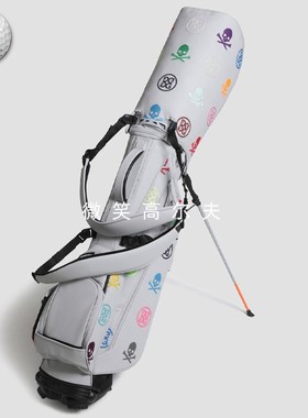 2025夏新品韩国代购GFOR*高尔夫球包男女彩色图案运动支架球杆包