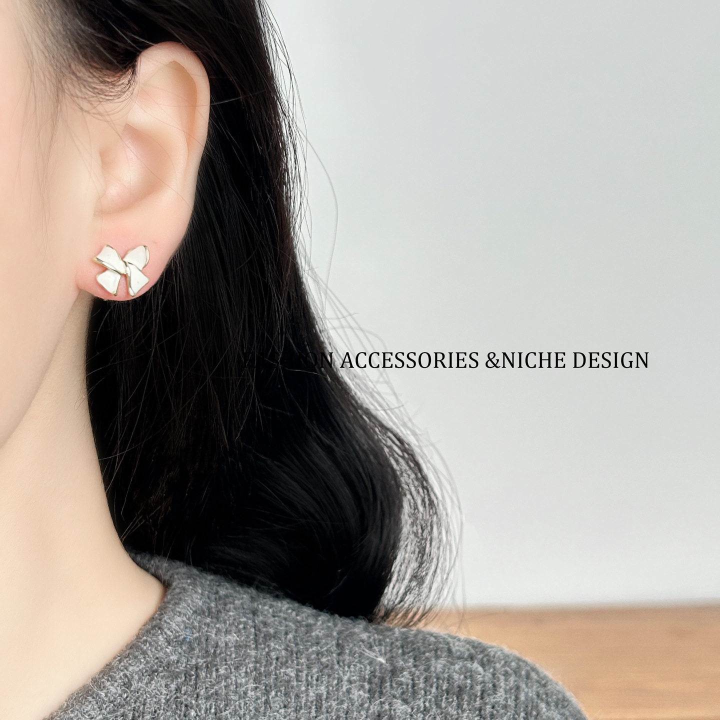 新款爆款糖果色蝴蝶结耳环耳钉潮流气质精美高级感耳环女甜美耳饰