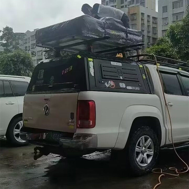 适用于10-21年大众皮卡amarok皮卡改装后斗货箱高盖三面开窗带锁