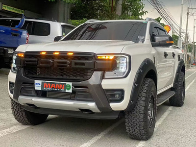 适用于2023年福特RANGER T9皮卡改装轮眉加宽挡泥板轮拱防刮轮眉