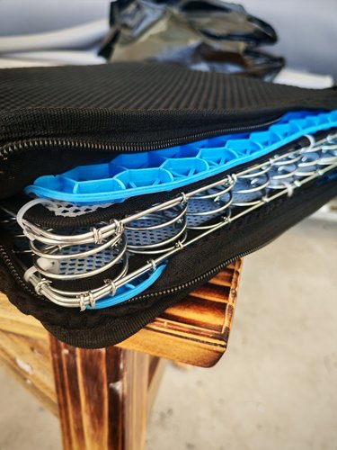 镂空透气钢丝弹簧坐垫椅垫服装厂员工坐垫软坐垫弹性坐垫