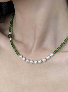 人造水晶人造水晶珍珠链女式