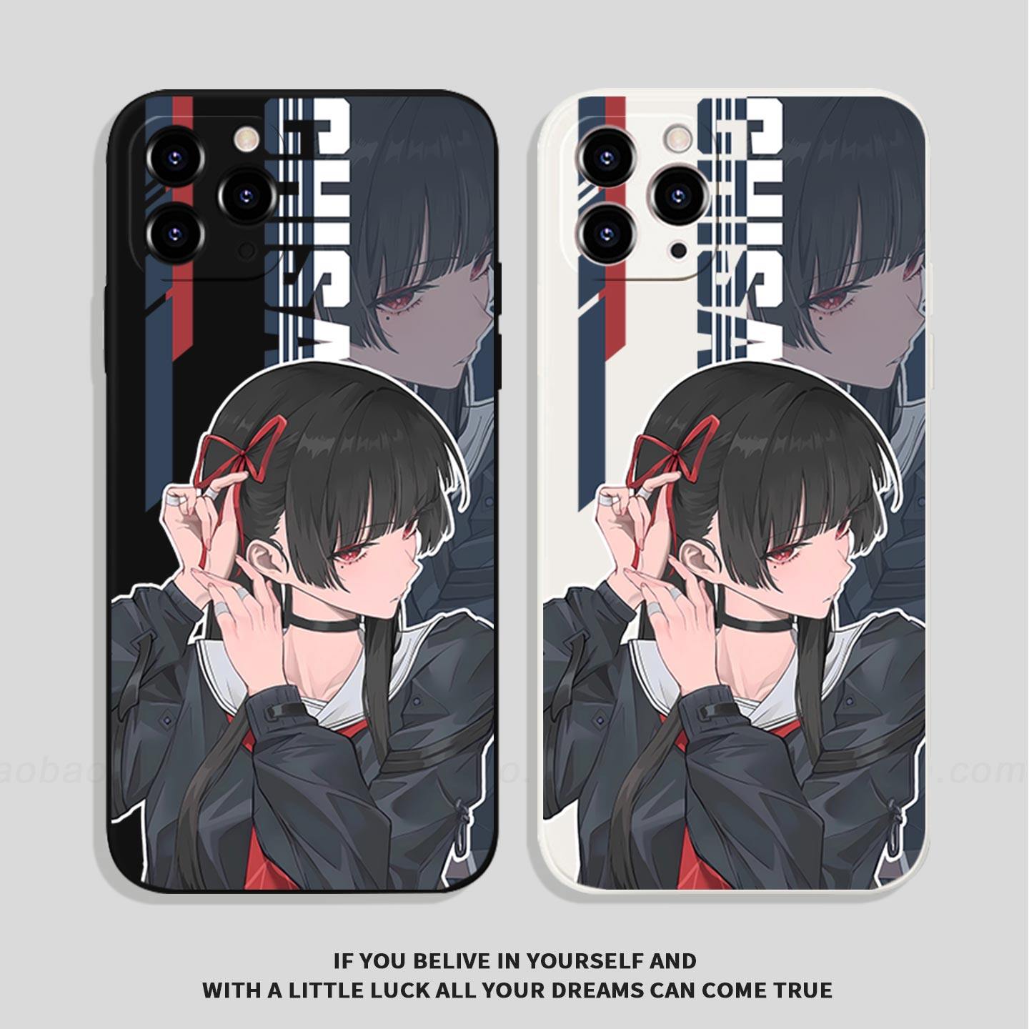 二次元千咲学院风安卓手机壳TPU