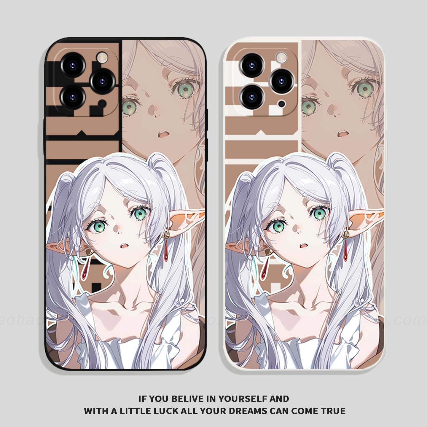 芙莉莲精灵少女适用苹果17荣耀400pro卡通小米17promax华为P80创意IQOOneo11红米note15OPPOReno14漫漫手机壳,3C数码配件,手机保护套/壳,淘宝优惠券,粉丝福利购,淘宝优惠卷