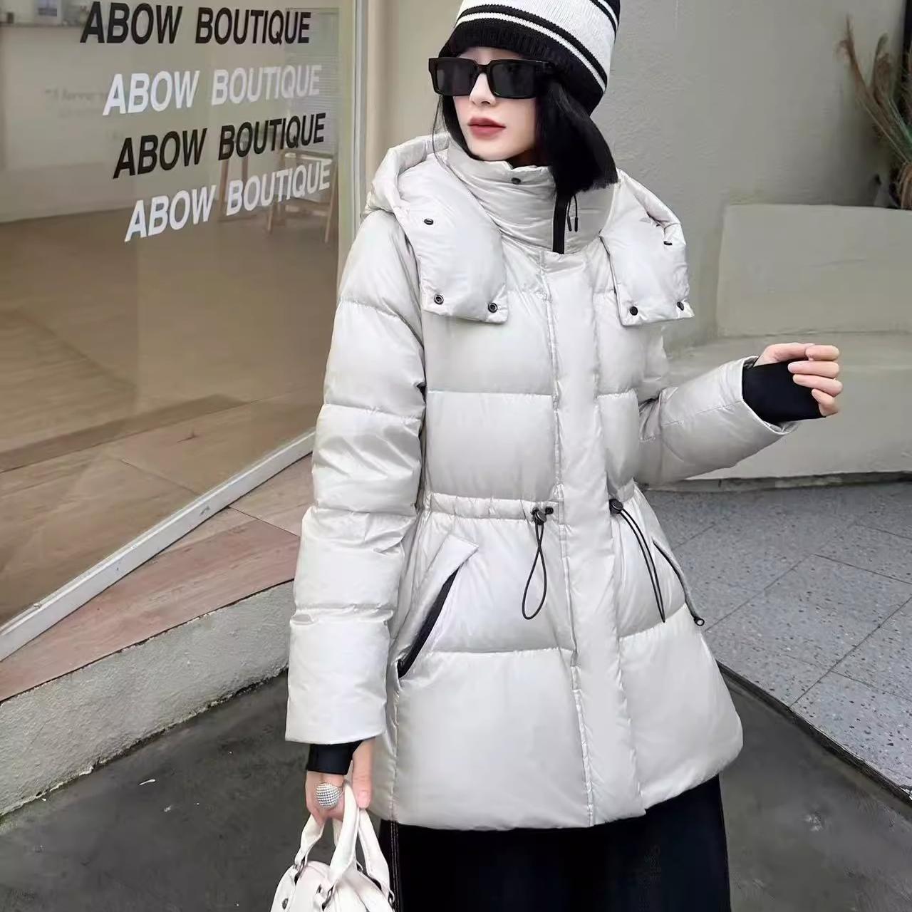 羽绒服女2024冬装新款连帽外套