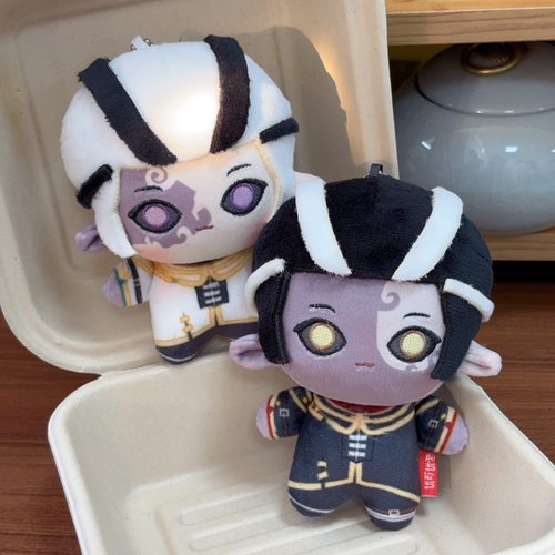 宿伞之魂10cm棉花娃娃第五人格系列周边谢必安范无咎黑白玩偶挂件