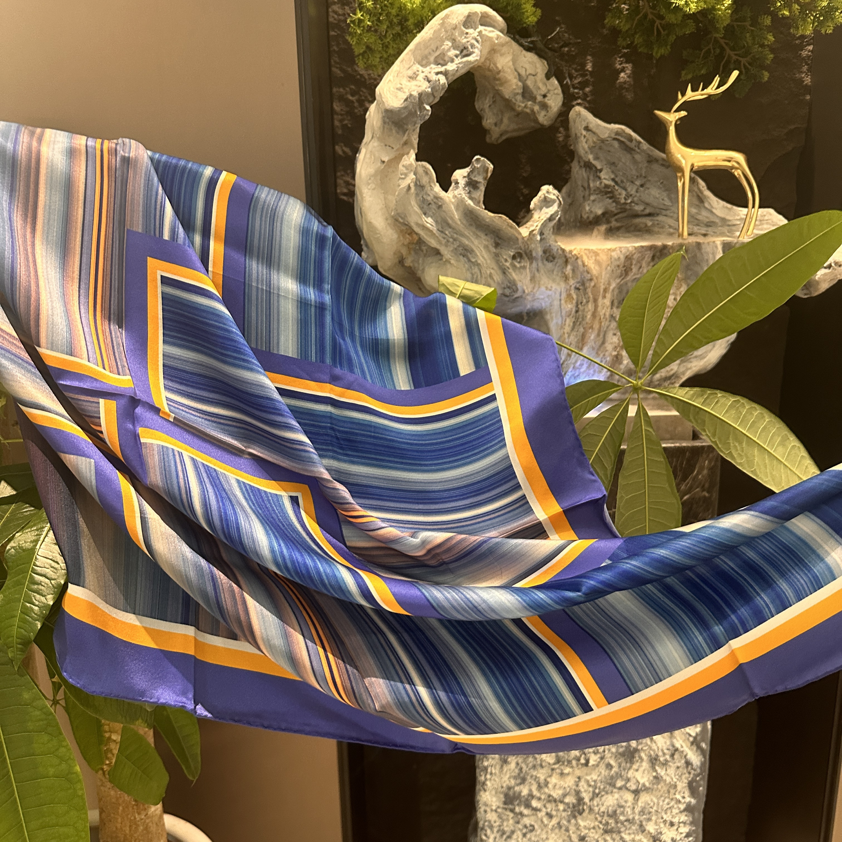 现代风百分百桑蚕丝带礼盒