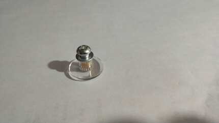 亚克力水果盘配件 带底座果盘链接螺丝孔0.8cm