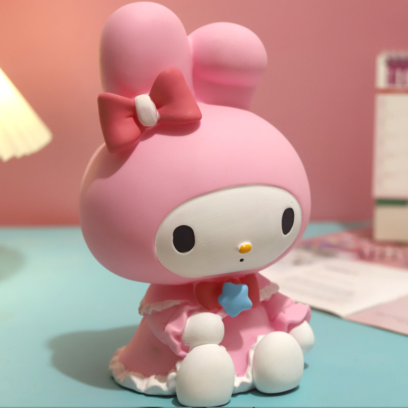 卡通储蓄罐女孩礼物摆件