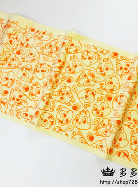 外贸日式日单出口日本毛巾 迪家奇奇全棉通用纯棉印花面巾%M10P