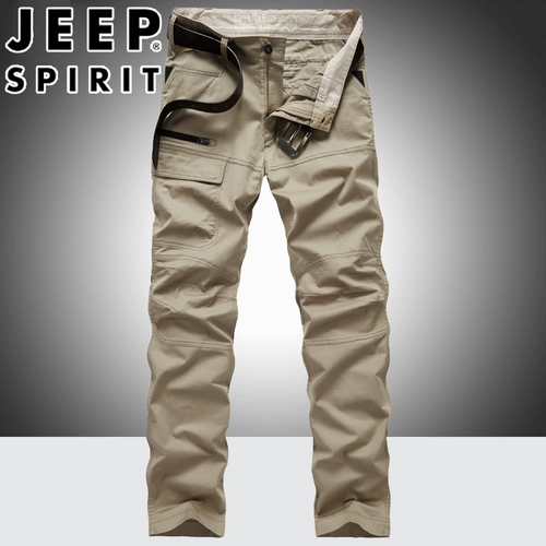Jeep, джип, летние хлопковые штаны, спортивные эластичные повседневные брюки для отдыха, пуля, свободный прямой крой