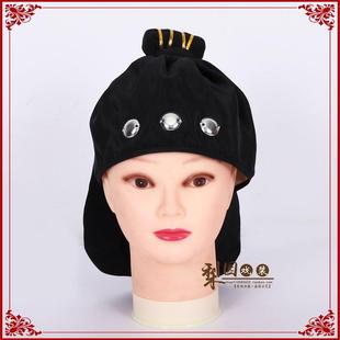 古装戏曲戏曲家丁家奴小二帽子书童帽子京剧戏剧黄梅戏服装一把