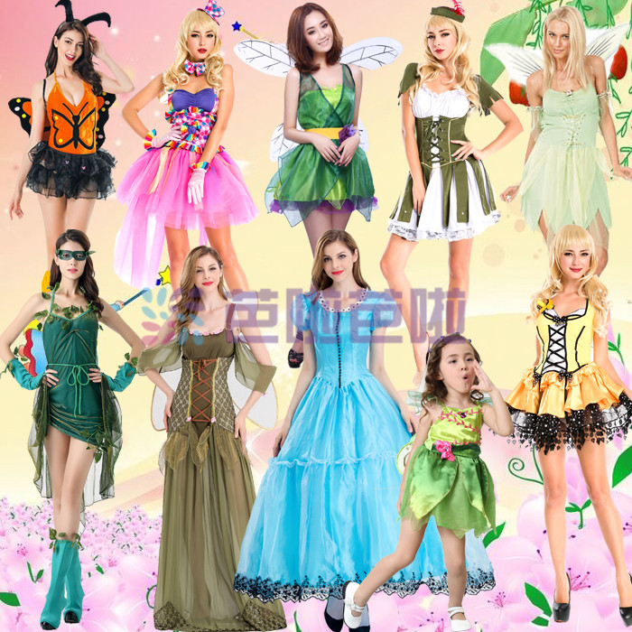 花仙子万圣节cosplay舞会夜店派对成人梦幻仙女花精灵仙子服装