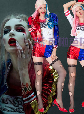 万圣节 自杀小队服装 哈莉·奎茵 suicide squad 小丑女cosplay服