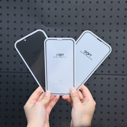 comma珂玛i13/13Pro/14高清防窥盾威系列防尘钢化玻璃膜听筒防尘