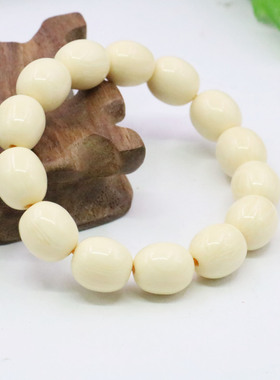 仿蜜蜡树脂手串配饰复古佛珠
