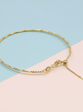 古法仿真黄金色手镯手链手饰麻花