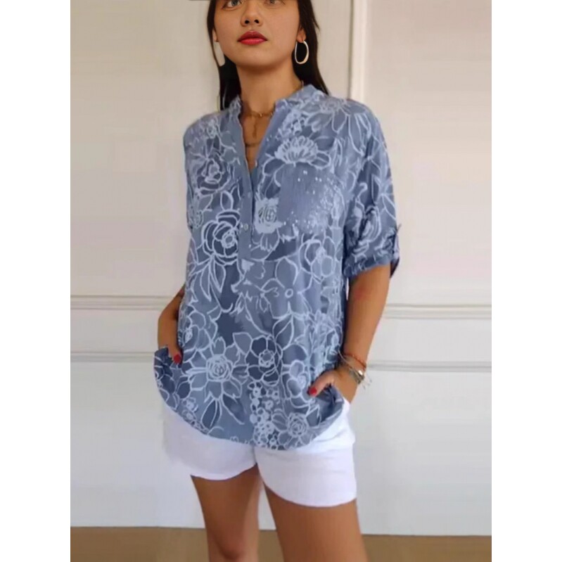 2024新款女士长款衬衫女夏季欧