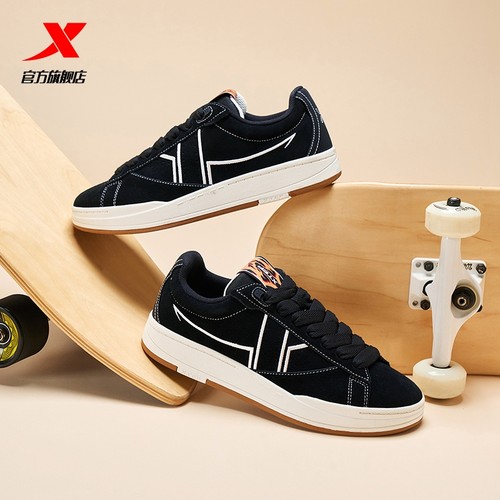 特步叫板滑板鞋|男鞋2025夏季新款板鞋休闲鞋时尚运动鞋情侣鞋子