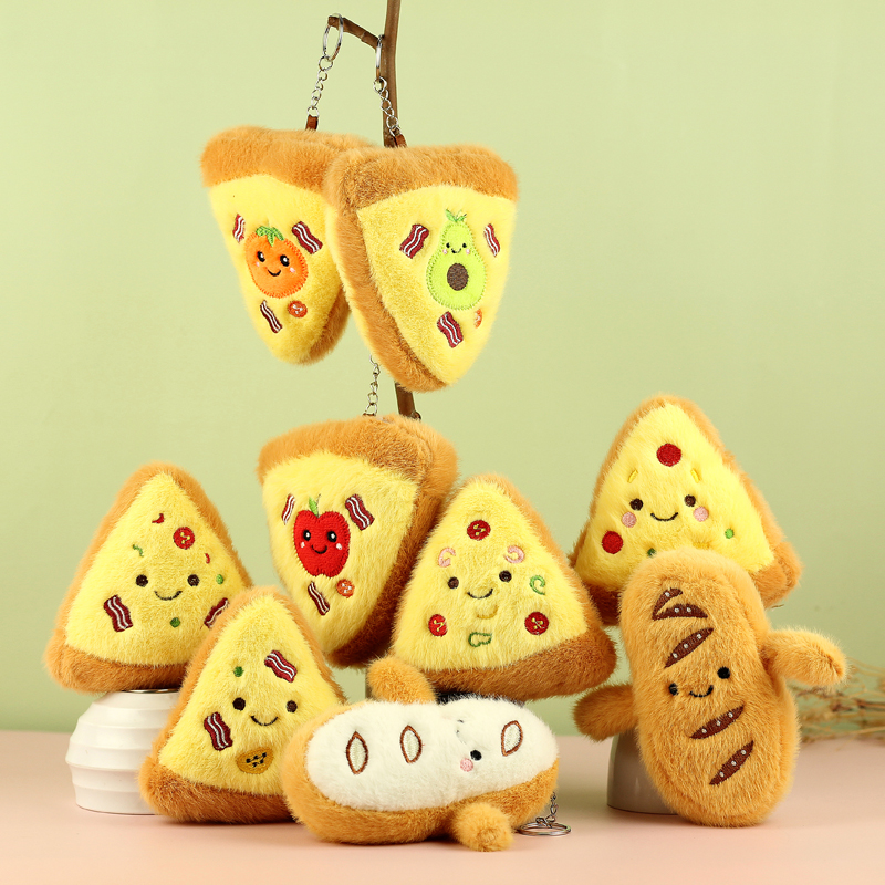 网红可爱甜点系列毛绒玩具披萨
