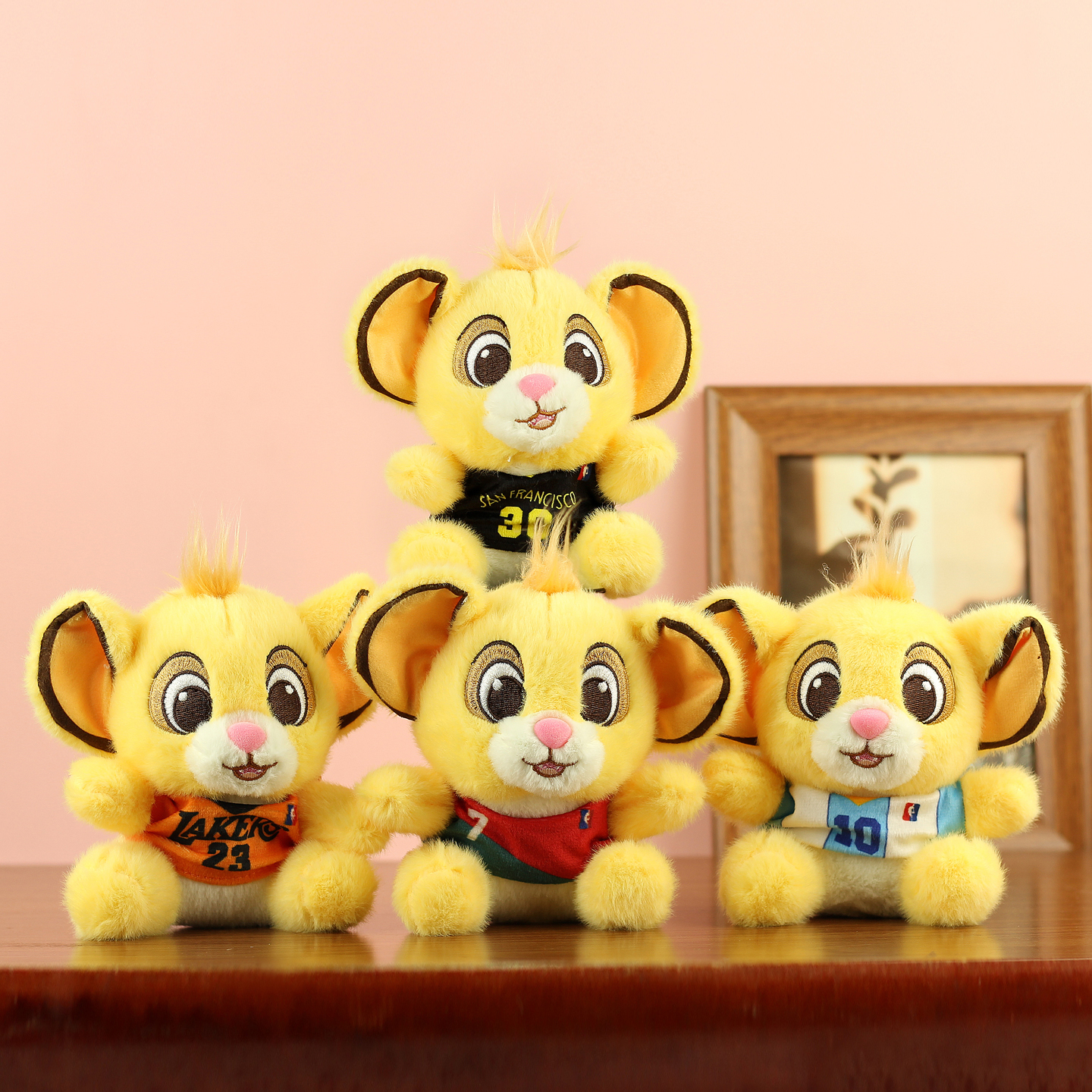 网红小狮子毛绒玩具挂件草原狮子