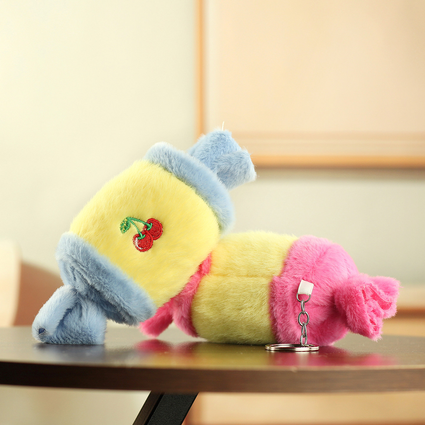 网红可爱糖果毛绒玩具挂件小糖果搞怪小零食甜点系列毛绒玩偶挂饰