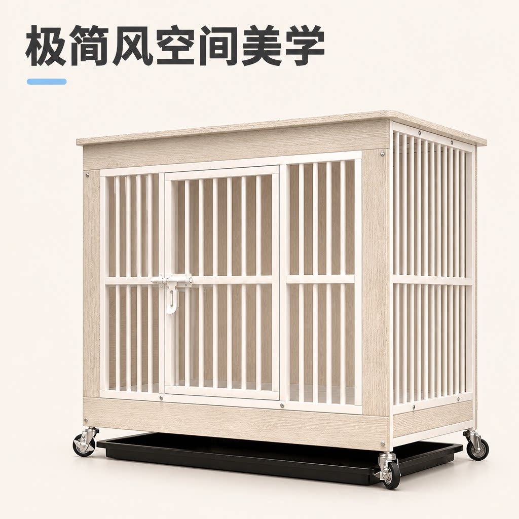 秋冬新型狗笼子小型大型犬狗笼中型犬柯基萨摩金毛室内专用狗狗笼
