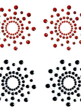 镂空乳贴乳贴性感乳饰私处无需穿孔乳头装饰贴镂空配饰夜店装饰