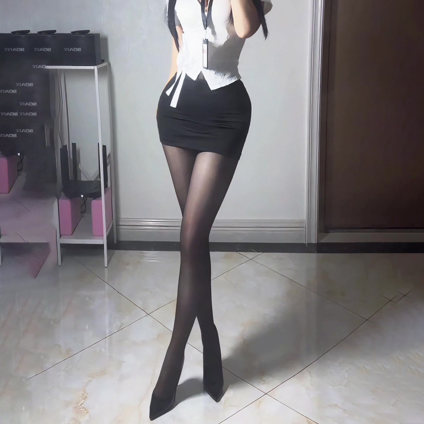 性感黑色连裤袜女2026新款高级感气质美腿收腹丝袜修身职业打底袜
