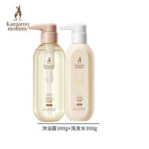 袋鼠妈妈准孕妇洗发水护肤品