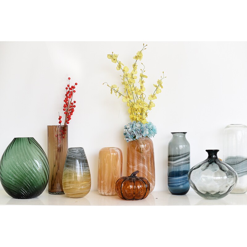 每周一三五上新 020外贸样品手工玻璃艺术花瓶孤品捡漏B5-3