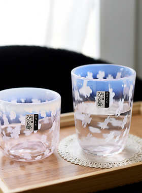 CH248外贸出口骨粉玻璃艺术水杯酒杯果汁杯纯手工日式高端微瑕