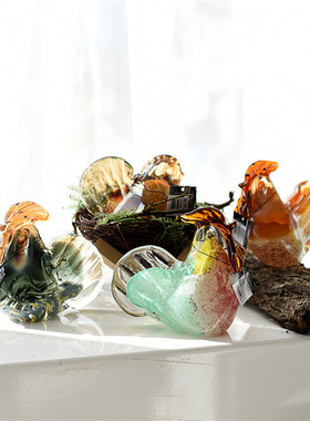 雏禾玻璃摆件简约现代家居