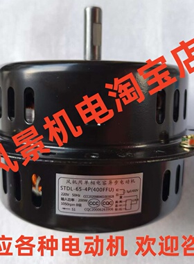 STDL-65-4P(400FFU)风机用单相电容异步电动机 各种空调通风马达