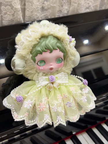 栗子手作sp清池朝晖搪胶公仔娃衣服着替挂件裙子