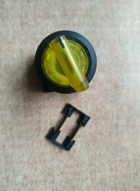 3SB3001-2KA31二位自锁黄色带灯旋钮开关头.