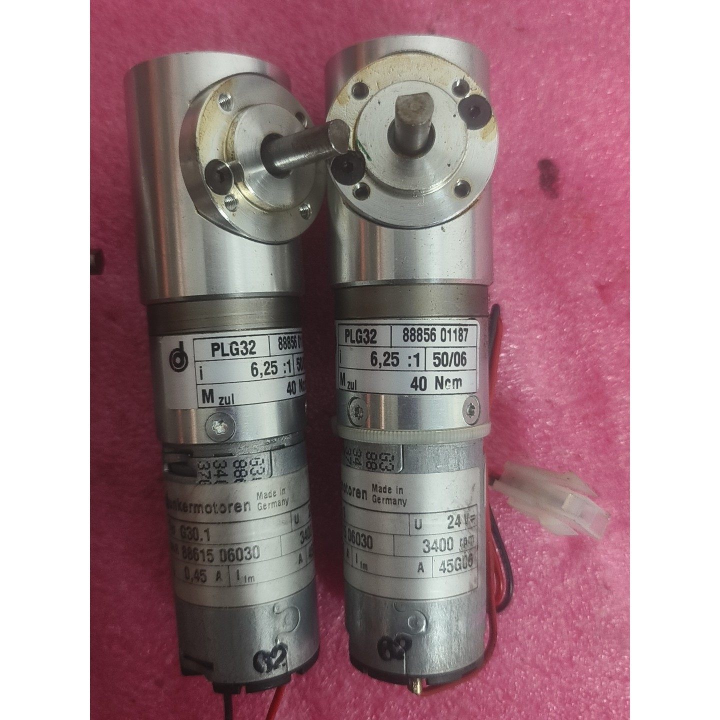 德恩科PLG32减速电机,25:1传动比,24V电压,40N