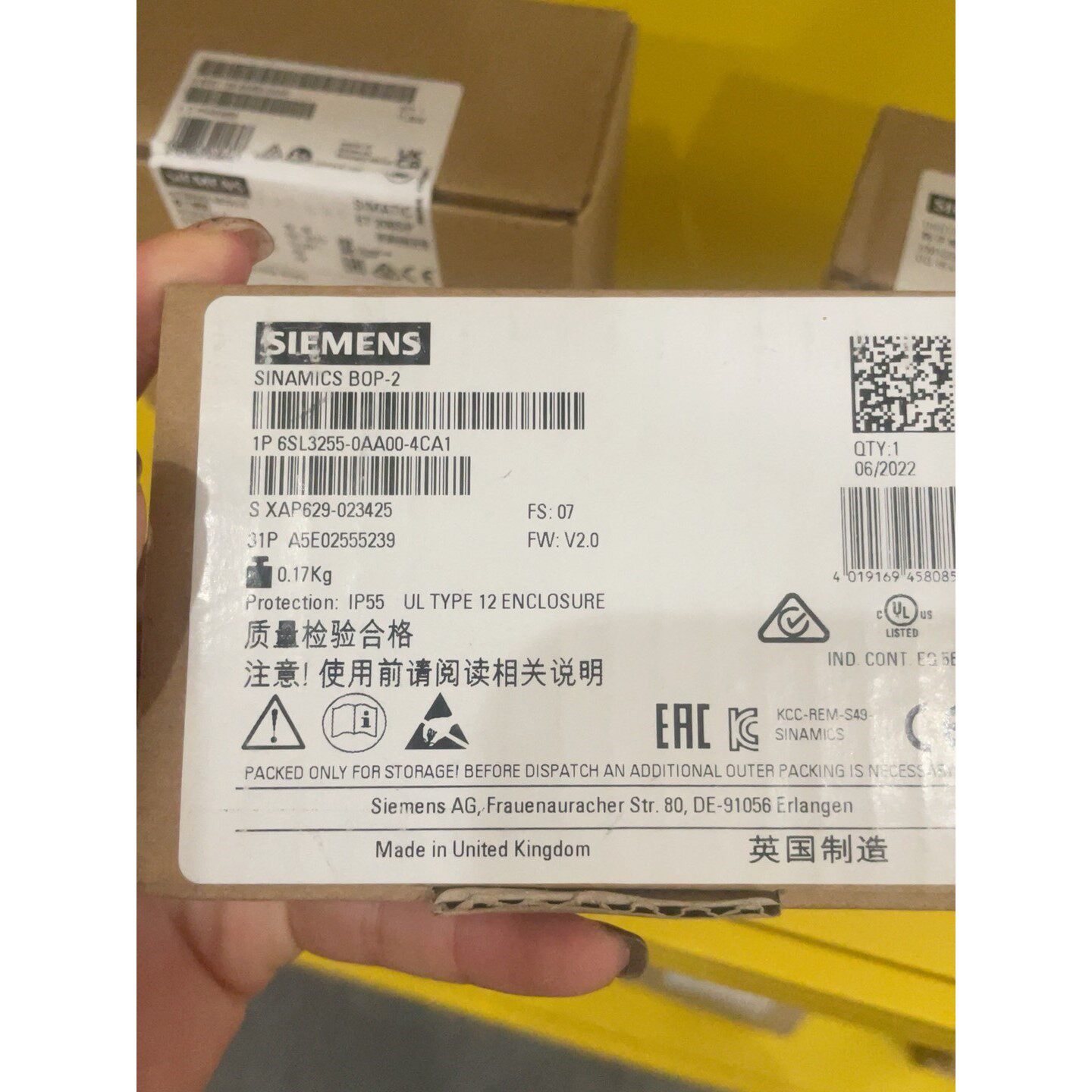 6ESL3255-0AA00-4CA1原装一个图片都