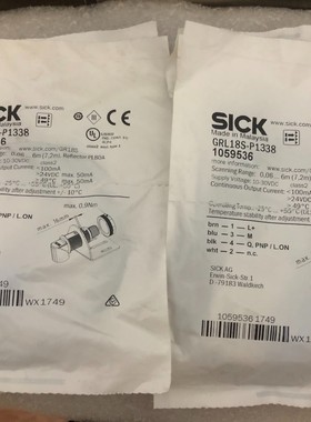 全新德国SICK西克GR18S-P1338货号10595