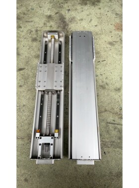 铝滑台总长660mm行程350mm丝杆2010导轨15宽13