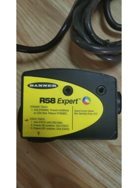 邦纳色标传感器,R58EXPERT,成色如图,功能完好.