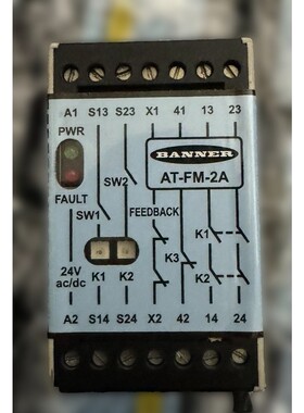 ABANNER  美国邦纳安全继电器AT-FM-2A原装