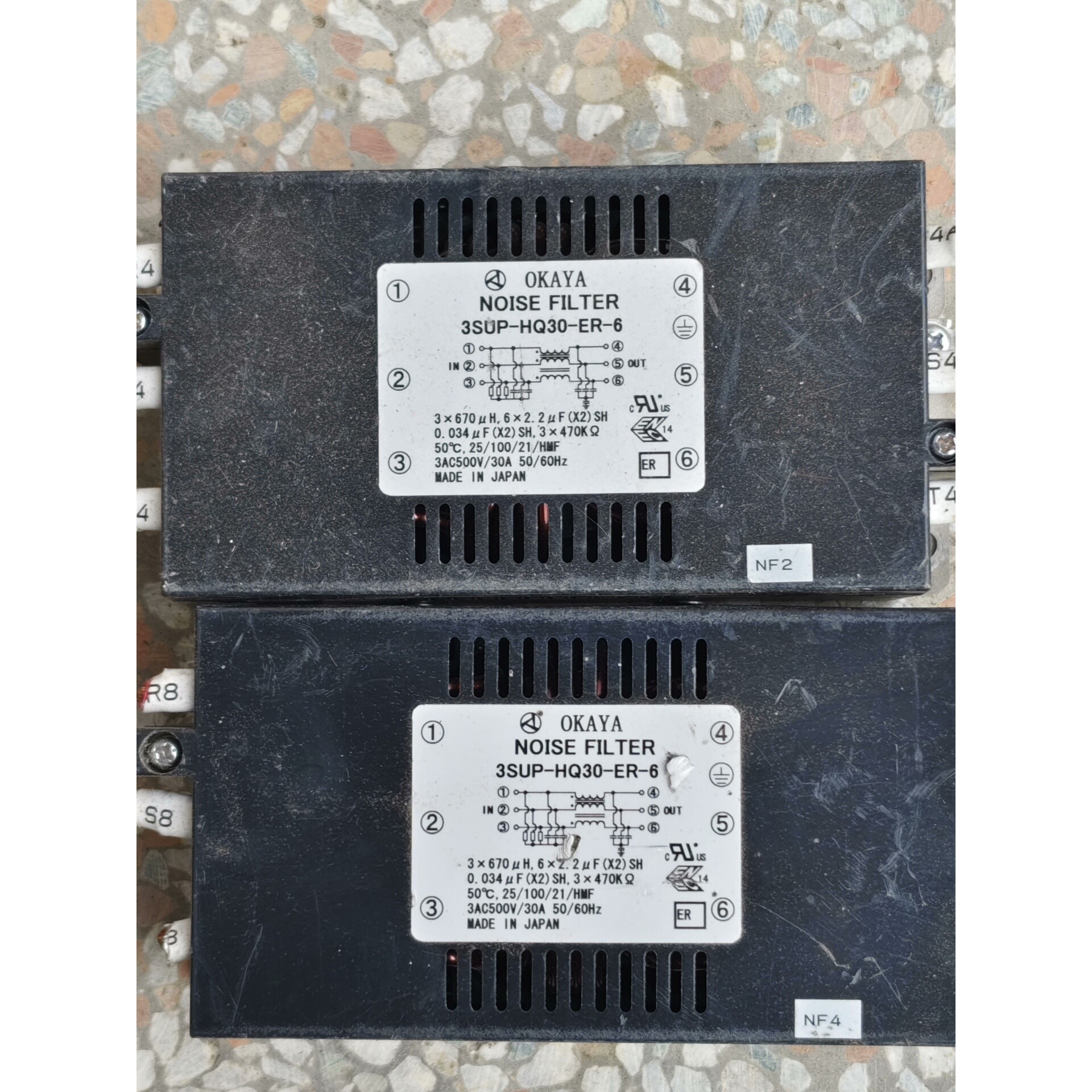 OKAYA噪声滤波器3SUP-HQ30-ER-6,三相500