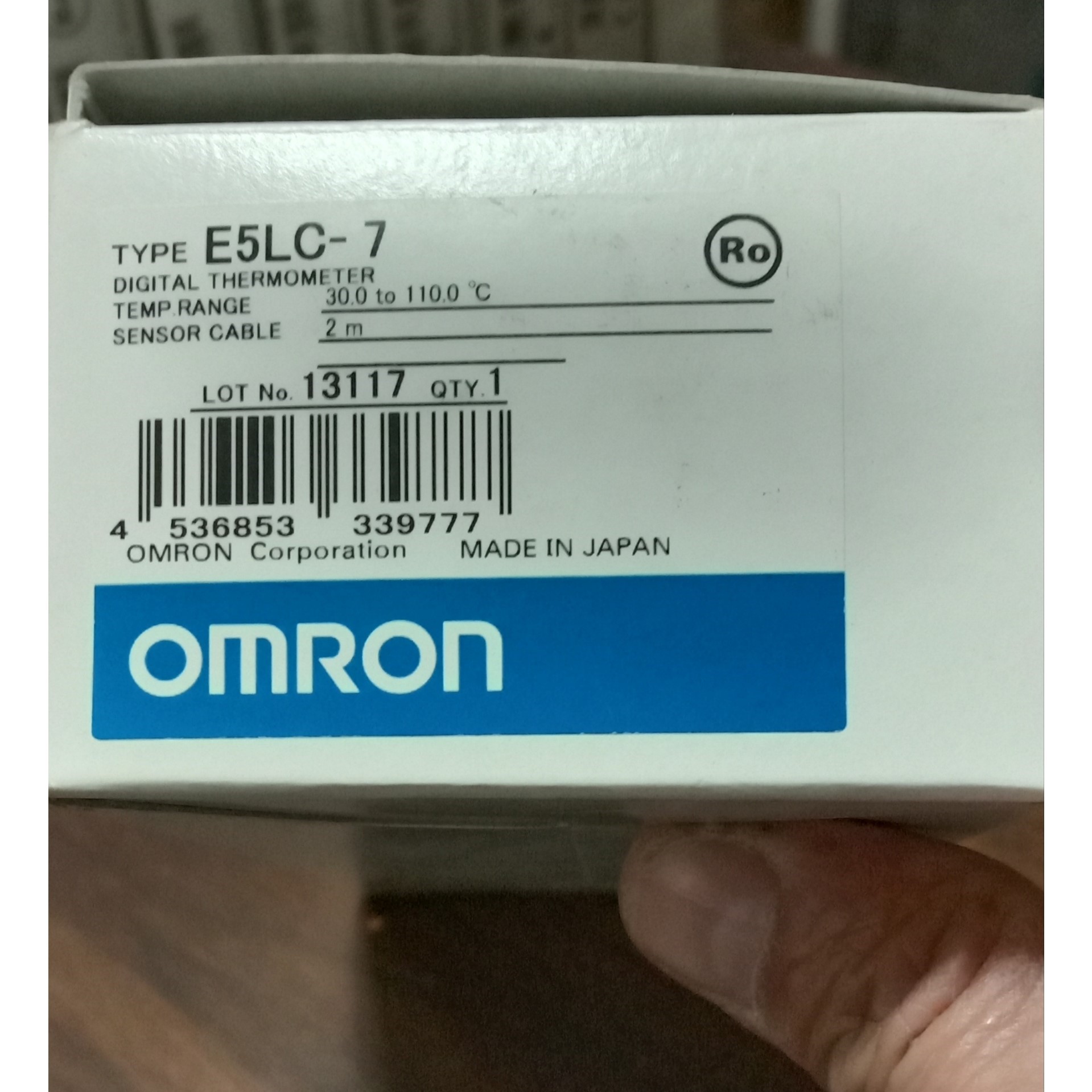 全新数字温度计E5LC-7,日本制造,温度范围30.0