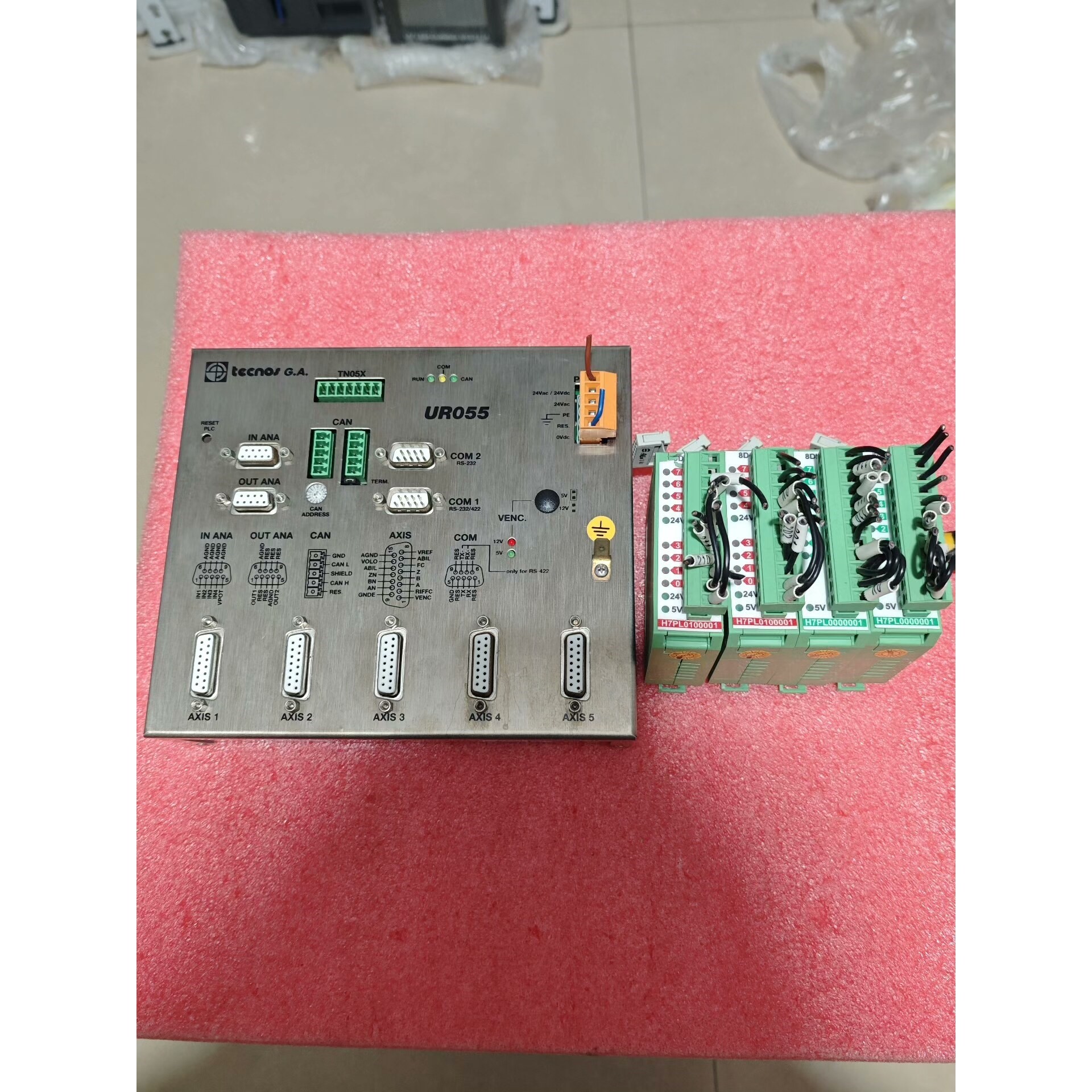 拆机银瑞玻璃机TECNOS  .G.A控制器一套