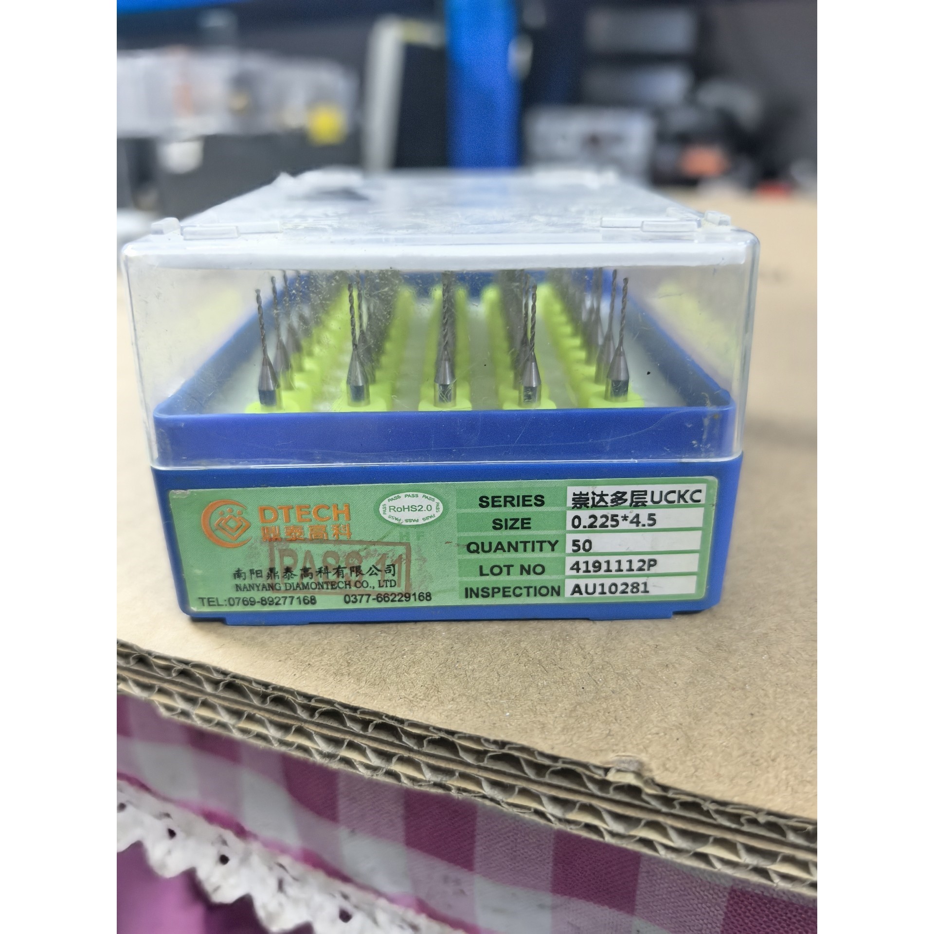 鼎泰高科 DTECH 崇达多层UCKC钻咀,型号0.225*