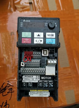 VFD4A8MS21ANSAA,0. 75kw台达拆机一个,