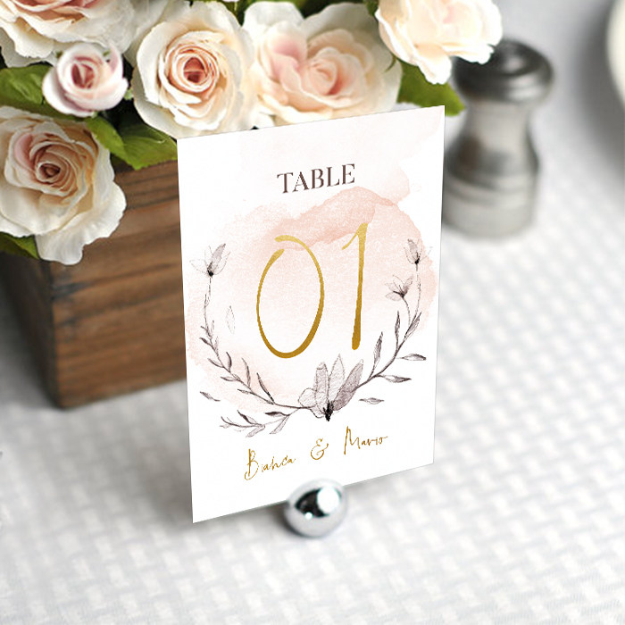 婚礼桌卡立牌婚宴桌卡宴会桌号牌席位卡结婚订婚派对年会桌卡