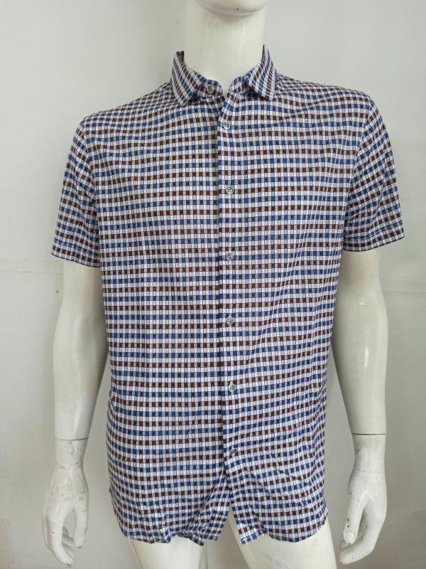 沙系列夏装 迪柯款 亚麻 棉面料商务休闲针织开衫衬衫 胸围110