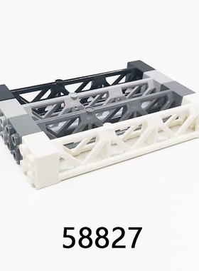 兼容乐高支架积木58827配件 2x2x10电线吃鸡铁架塔支撑桁架diy